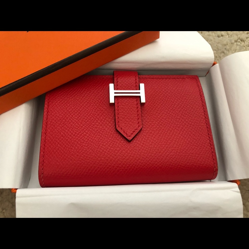 Hermes Bearn mini card holder